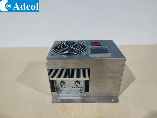 Deshumidificador termoeléctrico de 35 W utilizado para la fase de preprocesamiento de los analizadores de gases